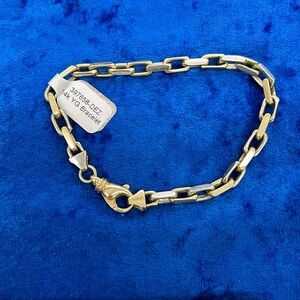 397658 14k Anchor Link Bracelet 27g